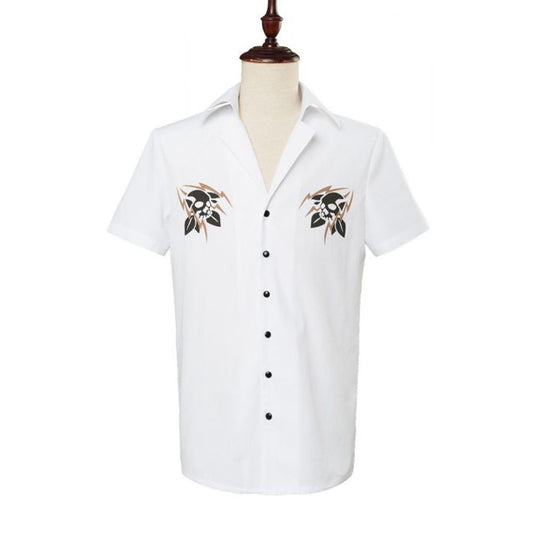 Men and Kids Division Rap Battle Costume Samatoki Aohitsugi Cosplay White Shirt