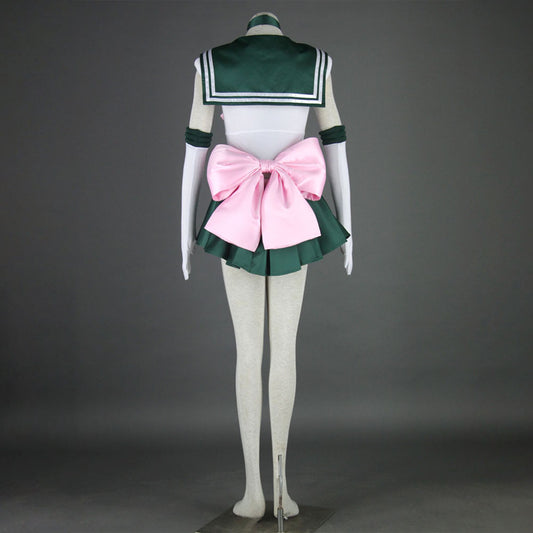Women and Kids Sailor Moon Costume Sailor Jupiter Kino Makoto Cosplay with Accessories
