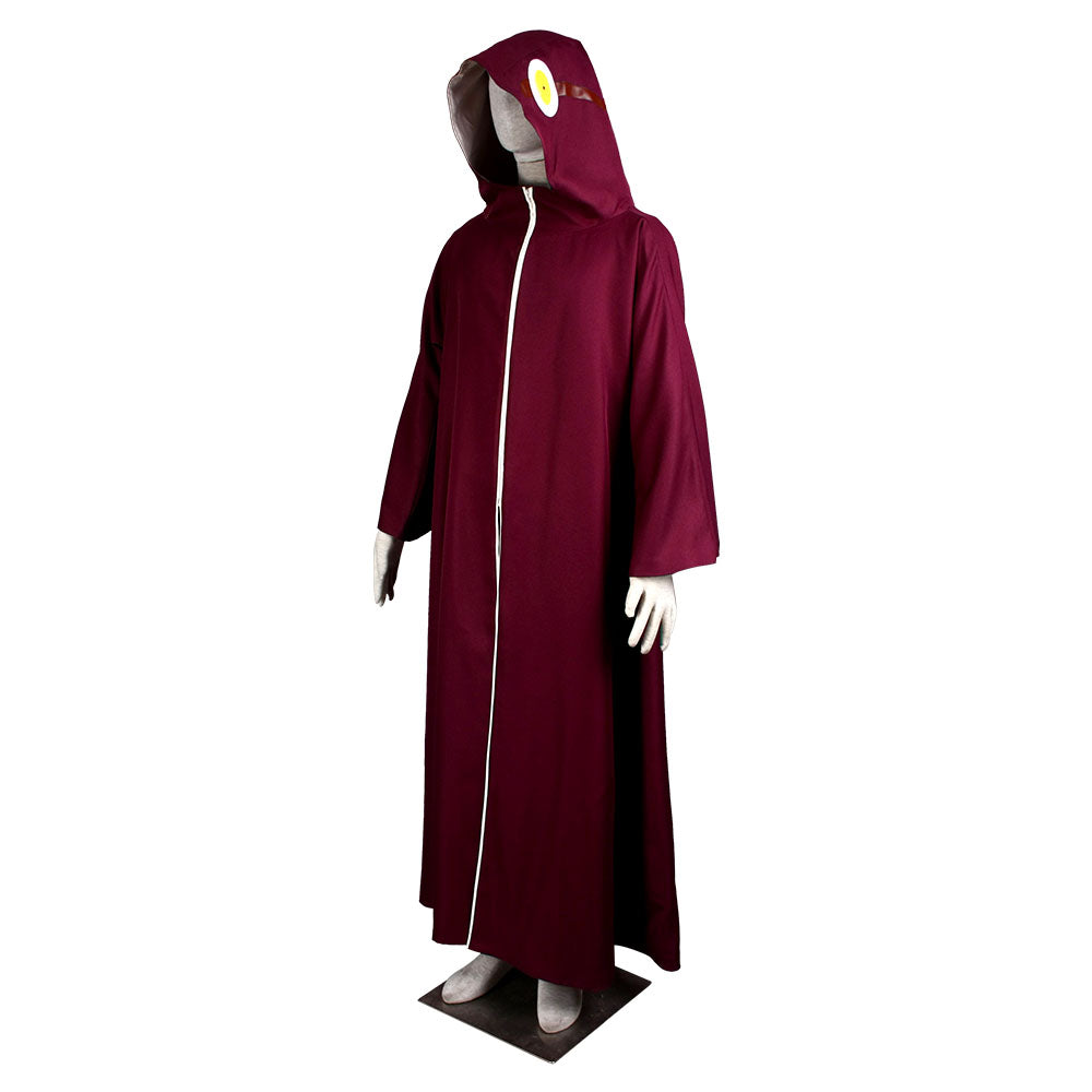 Naruto Shippuden Costume Yakushi Kabuto Cloak Cosplay Snake Robe for Men and Kids