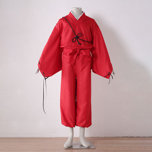 Men and Kids Inuyasha Costume Inuyasha Dog Yaksha Dog Demon Cosplay full Outfit