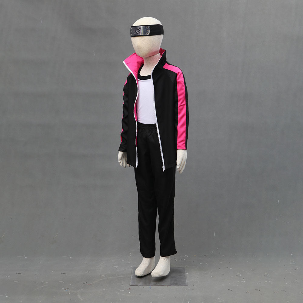 Men and Kids Boruto Costume Boruto Cosplay full Outfit with Bag Halloween Costume