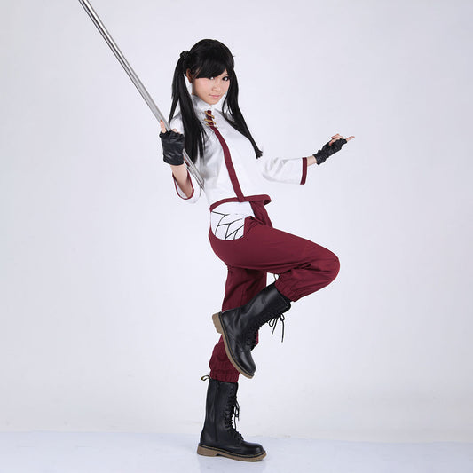 Naruto Shippuden Costume Tenten Cosplay full Outfit for Women and Kids