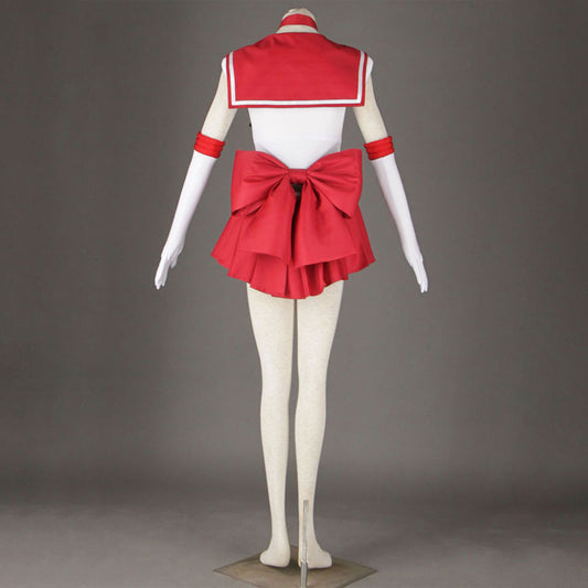 Women and Kids Sailor Moon Costume Sailor Mars Heino Rei Cosplay with Accessories