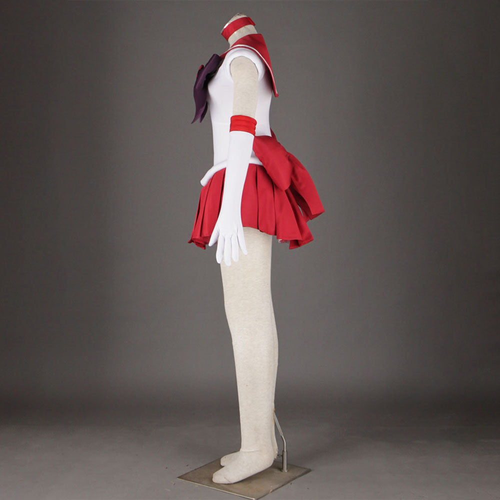 Women and Kids Sailor Moon Costume Sailor Mars Heino Rei Cosplay with Accessories