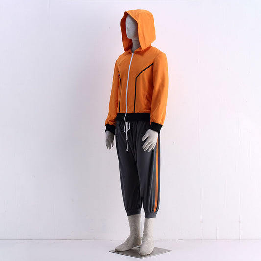 Anime Movie Nine-Tails Fox Spirit Power Ninja as Father Cosplay Outfit for Men Kids