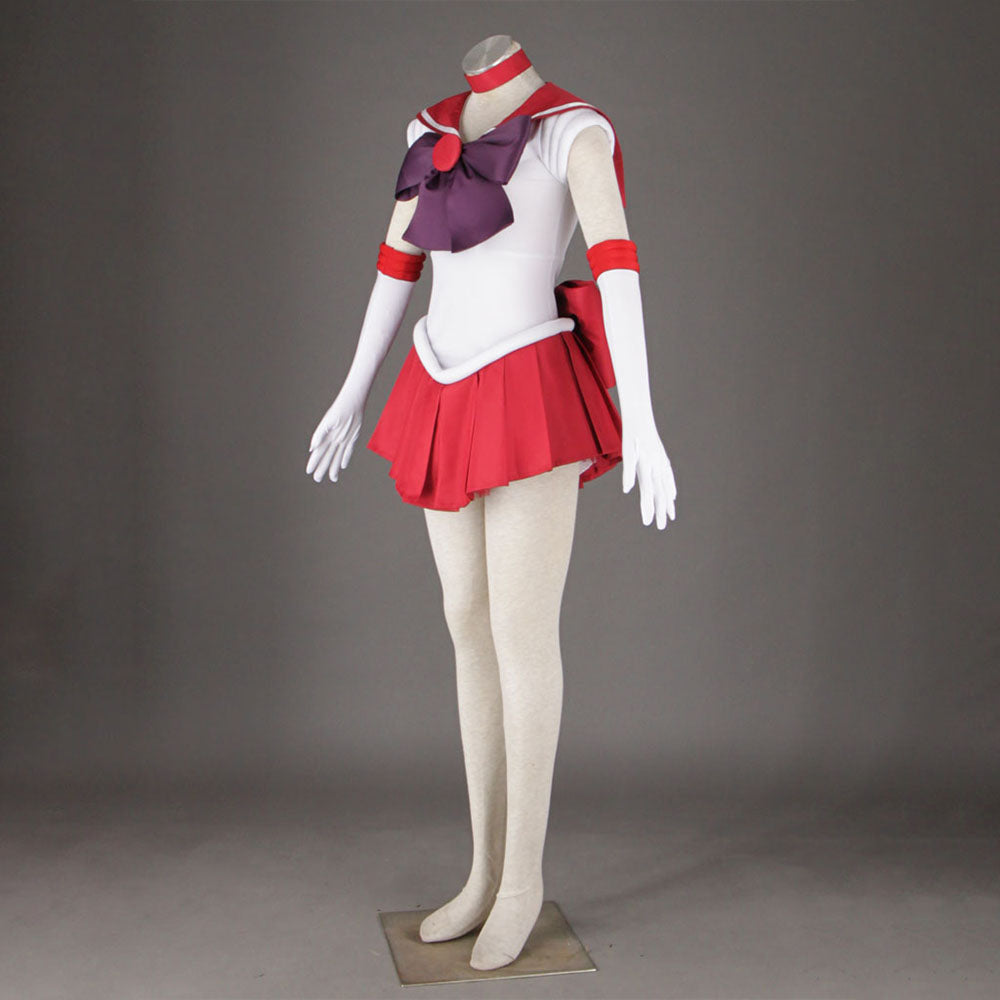 Women and Kids Sailor Moon Costume Sailor Mars Heino Rei Cosplay with Accessories