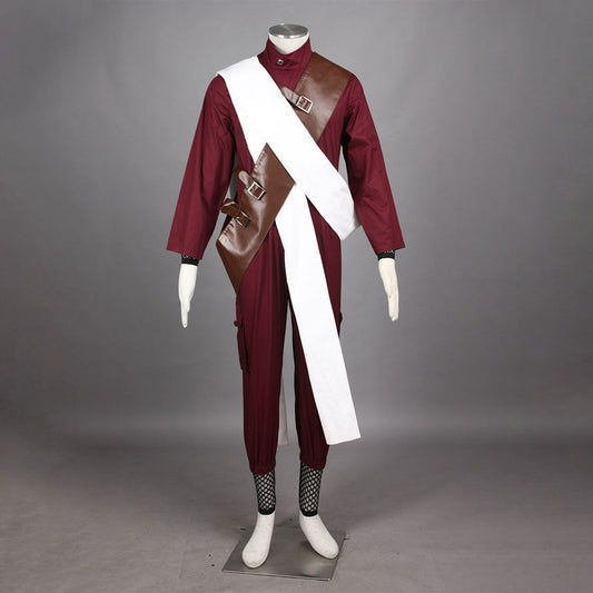 Naruto Costume Gaara Save Sasuke Cosplay full Outfit for Men and Kids