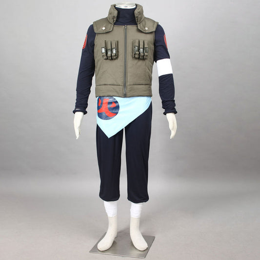 Naruto Shippuden Costume Sarutobi Asuma Cosplay full Outfit for Men and Kids