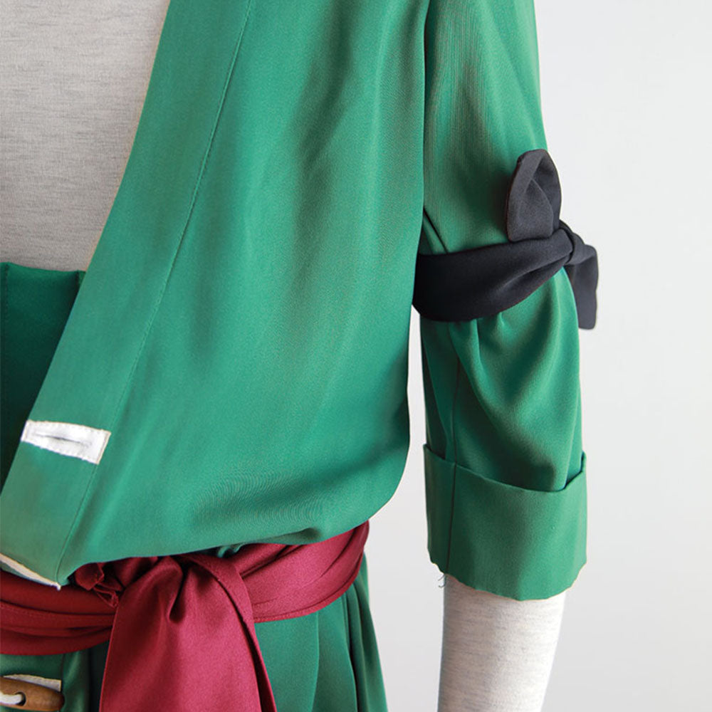 Roronoa Zoro Cosplay Set for Men and Kids One Piece Costume