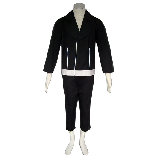 Naruto Shippuuden Costume Inuzuka Kiba Juvenile Gray Cosplay full Outfit for Men and Kids