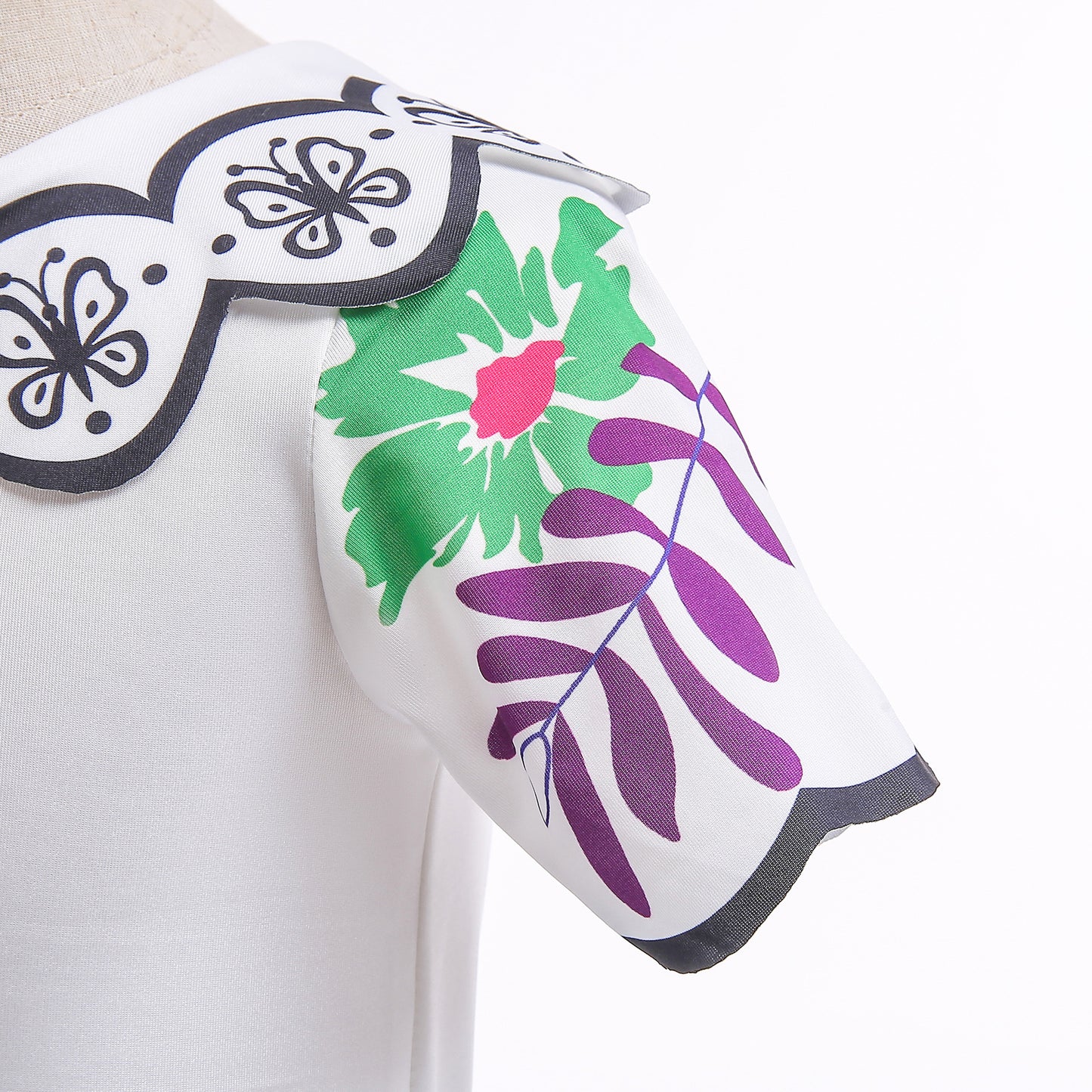 Encanto Costume Mirabel Princess Cosplay Floral Printed Girls Birthday Fancy Dress