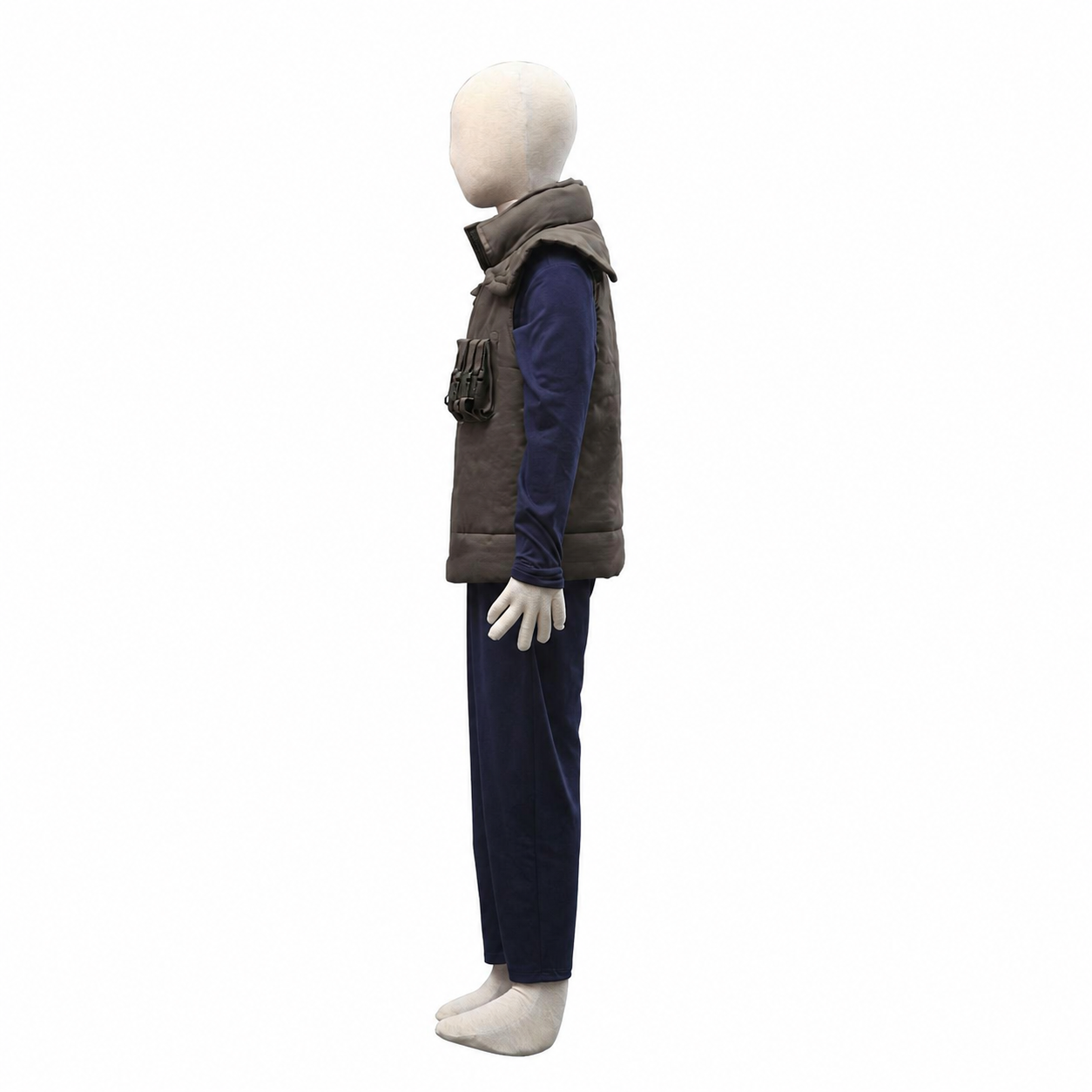 Anime Leaf Village Jonin Uniform Copy Ninja Cosplay Costume Uniform for Men Kids