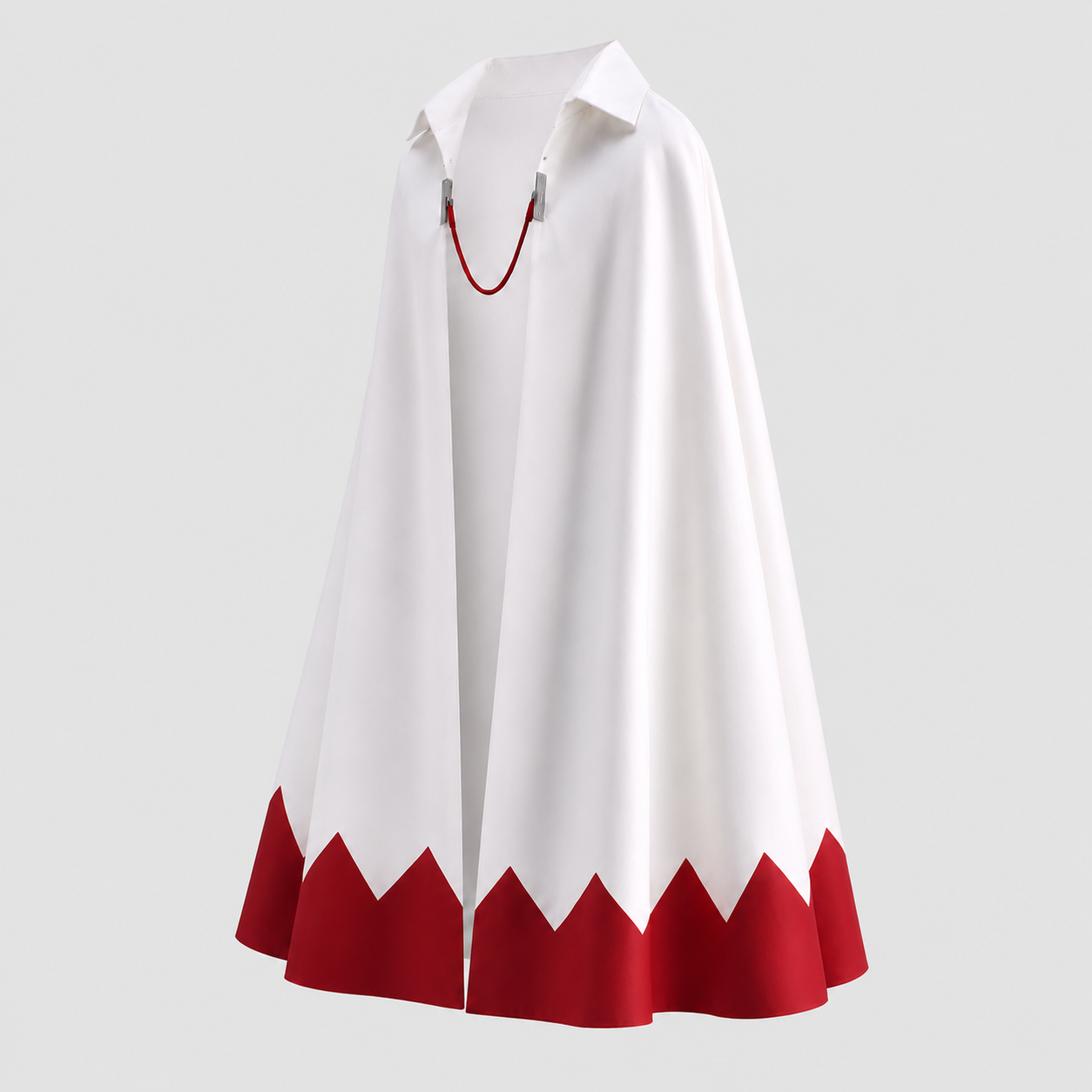 Anime Seventh Village Leader Cosplay White Cloak for Men Kids