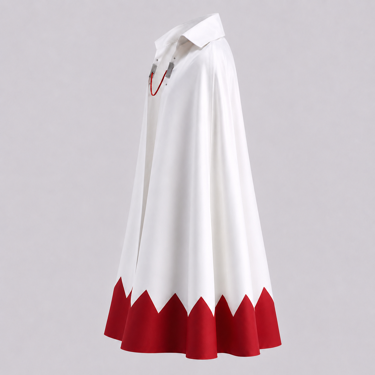 Anime Seventh Village Leader Cosplay White Cloak for Men Kids