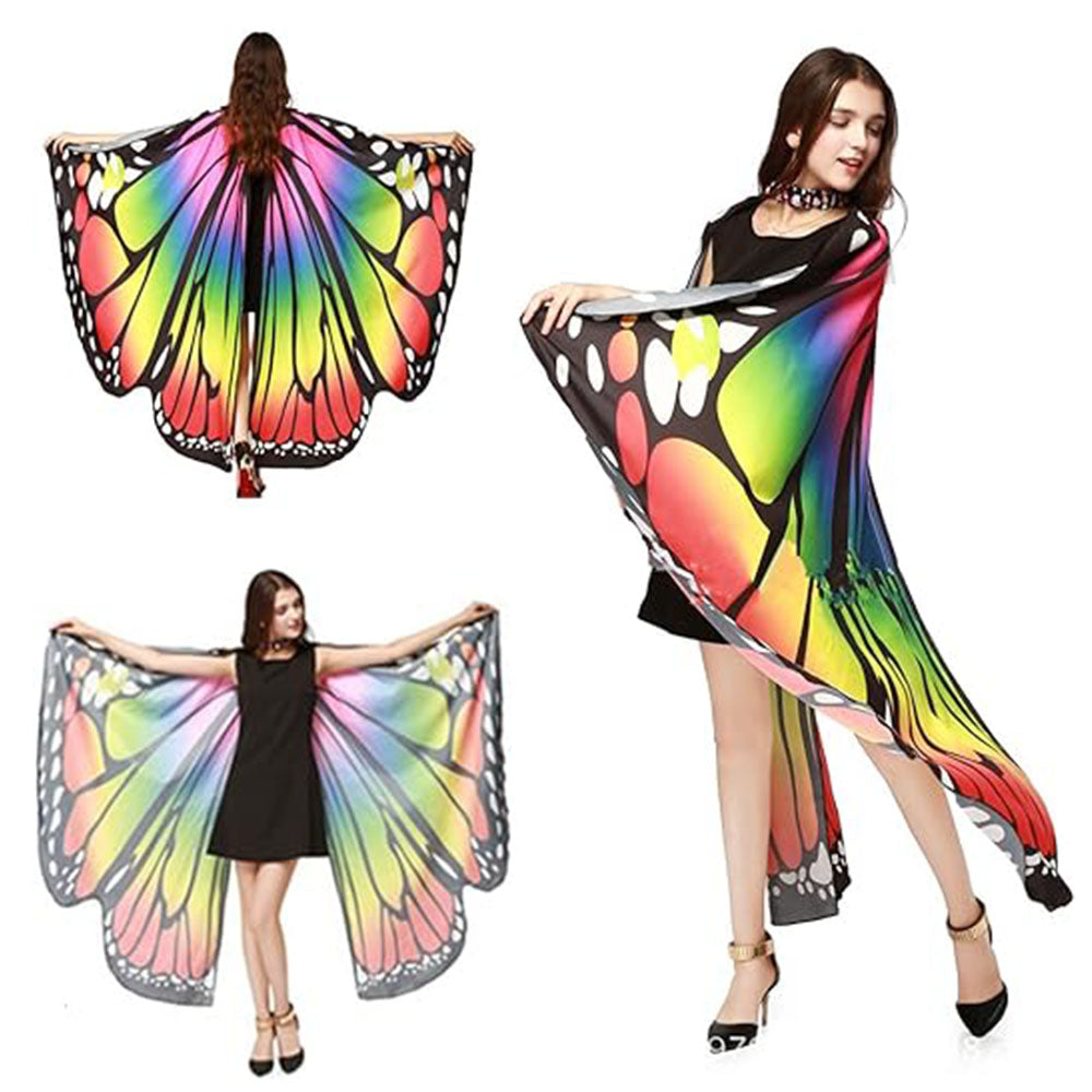 Halloween costume Butterfly Robe Shawl Big Butterfly wings for Women