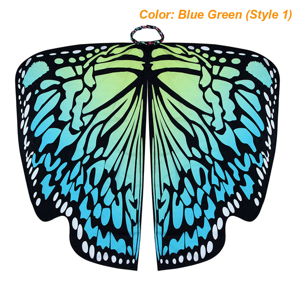 Halloween costume Butterfly Robe Shawl Big Butterfly wings for Women