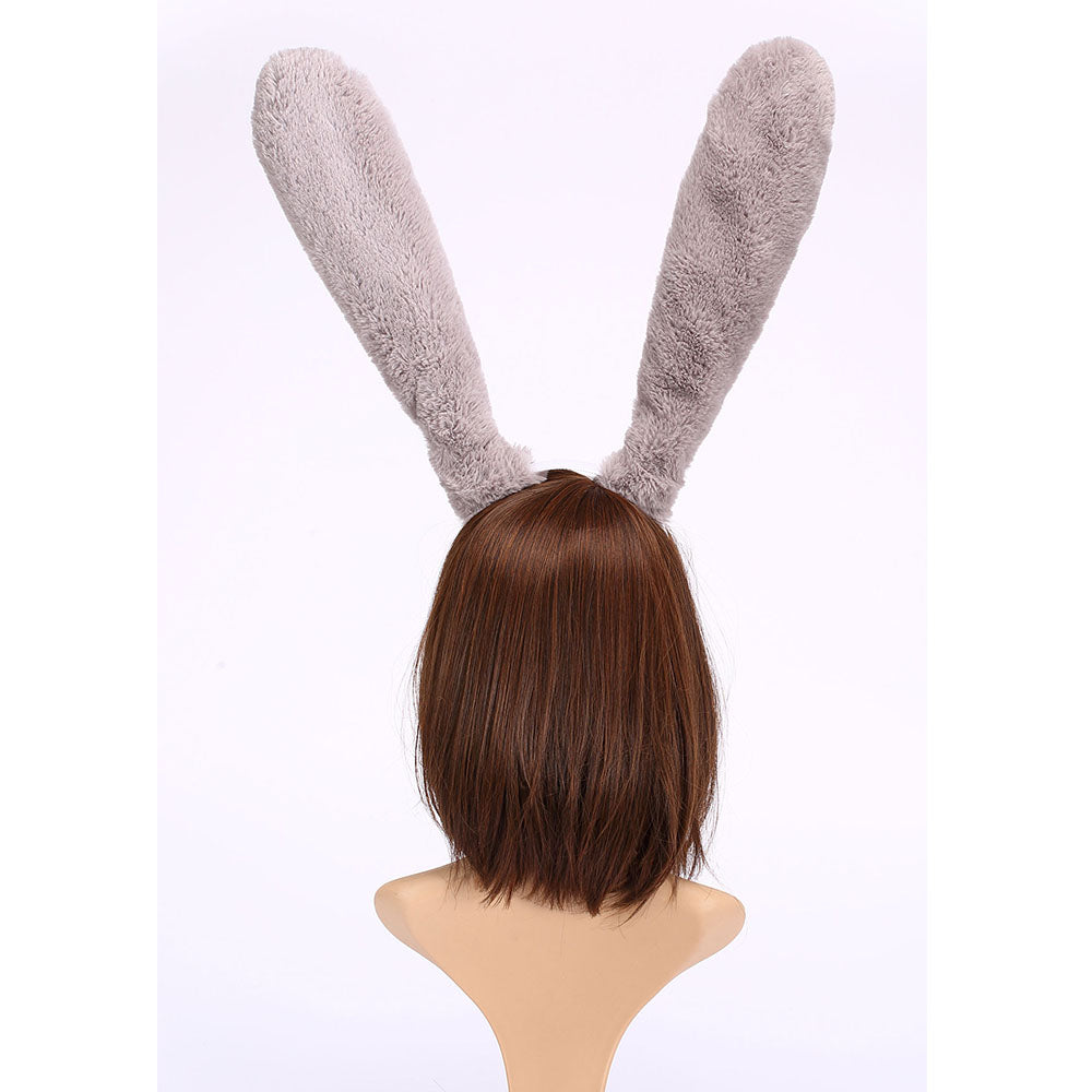 Zootopia Costume Judy Hopps The Rabbit Ears Headband and Tail Cosplay Accessories