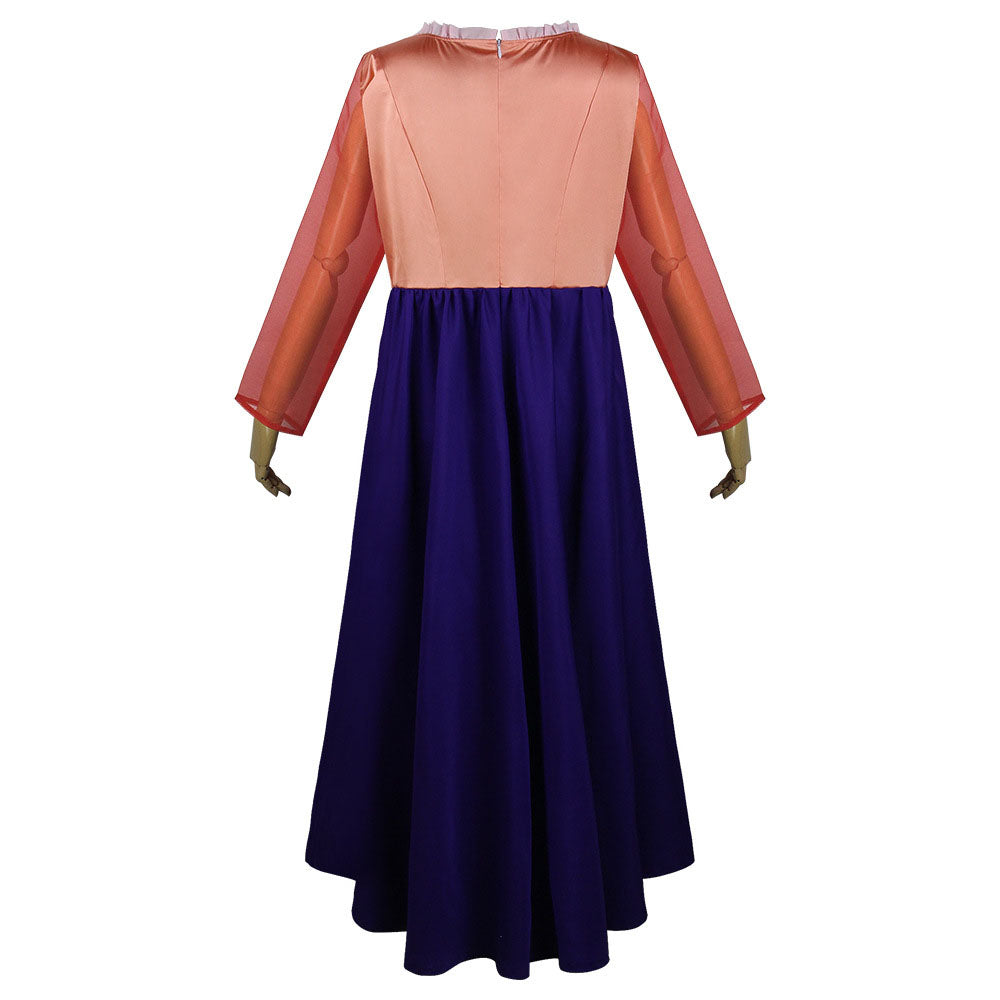 Hocus Pocus 2 Costumes Witch Winifred and Sarah Cosplay Dresses for Women and Kids