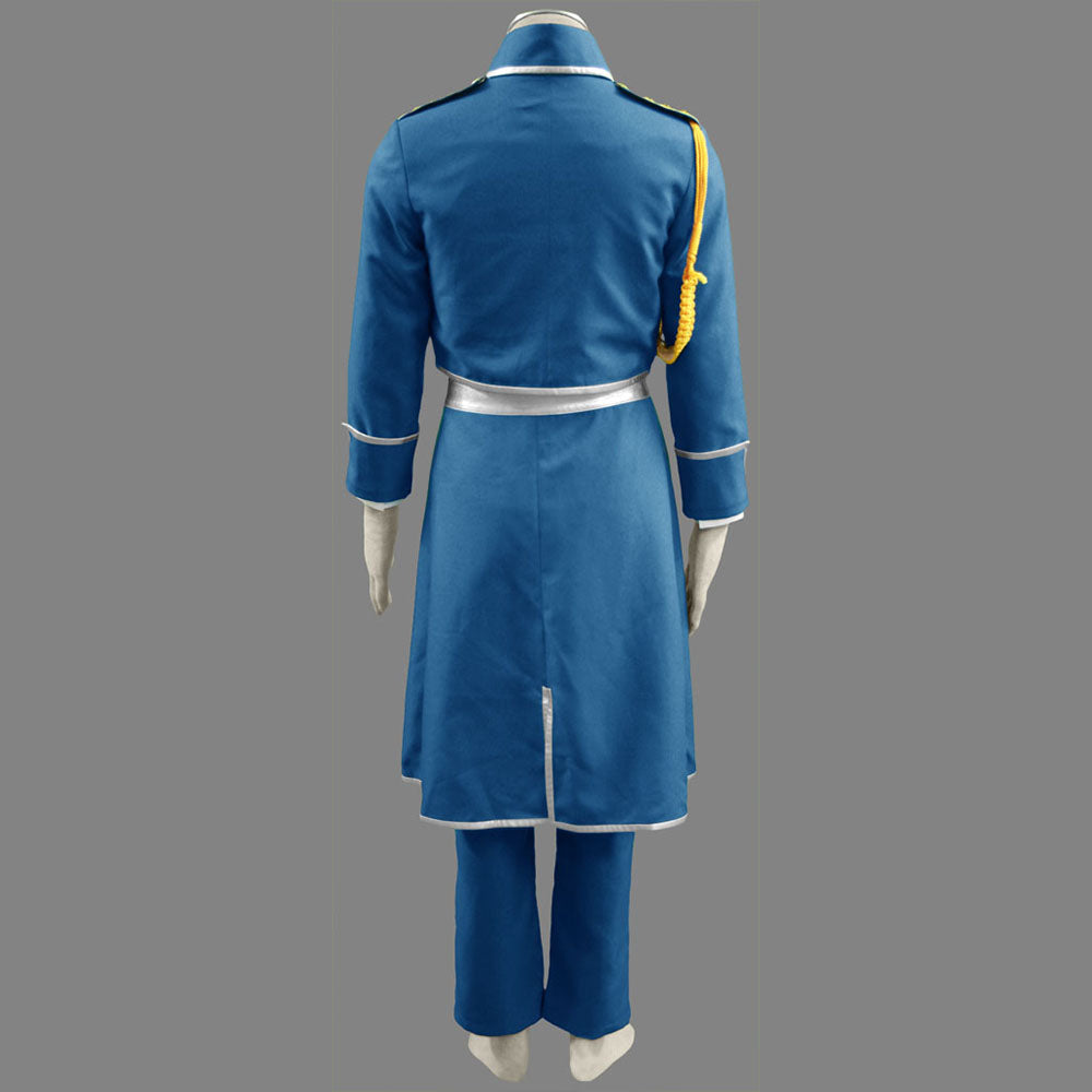 Fullmetal Alchemist FMA Costume Colonel Roy Mustang Cosplay Uniform full Outfit for Men and Kids