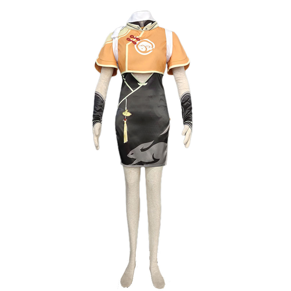 Women and Kids Anime Naruto Mobile Halloween Cosplay Kurotsuchi Cheongsam Outfit