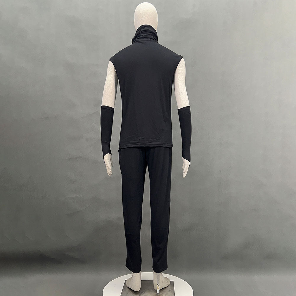 Anime Naruto Costume Hatake Kakashi Anbu Cosplay Mask Shirt Gray full Outfits with Accessories