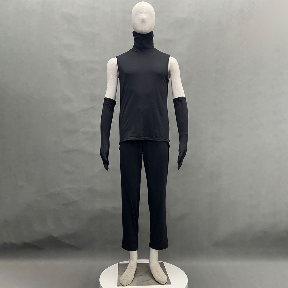 Naruto Shippuden Costume Hatake Kakashi Anbu Cosplay Mask Shirt Gray full Outfits with Accessories