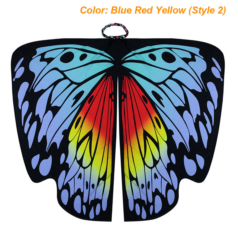 Halloween costume Butterfly Robe Shawl Big Butterfly wings for Women