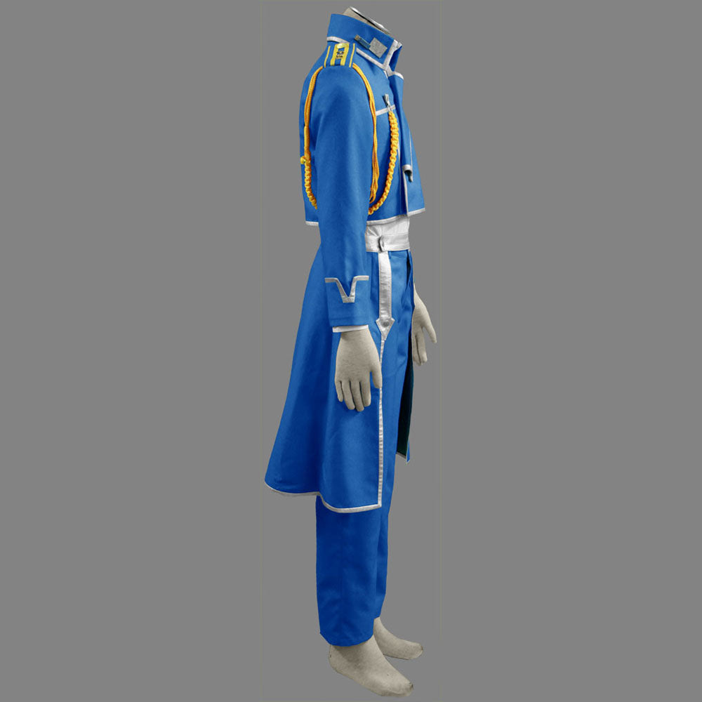 Fullmetal Alchemist FMA Costume Colonel Roy Mustang Cosplay Uniform full Outfit for Men and Kids