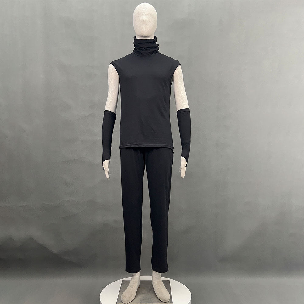 Anime Naruto Costume Hatake Kakashi Anbu Cosplay Mask Shirt Gray full Outfits with Accessories
