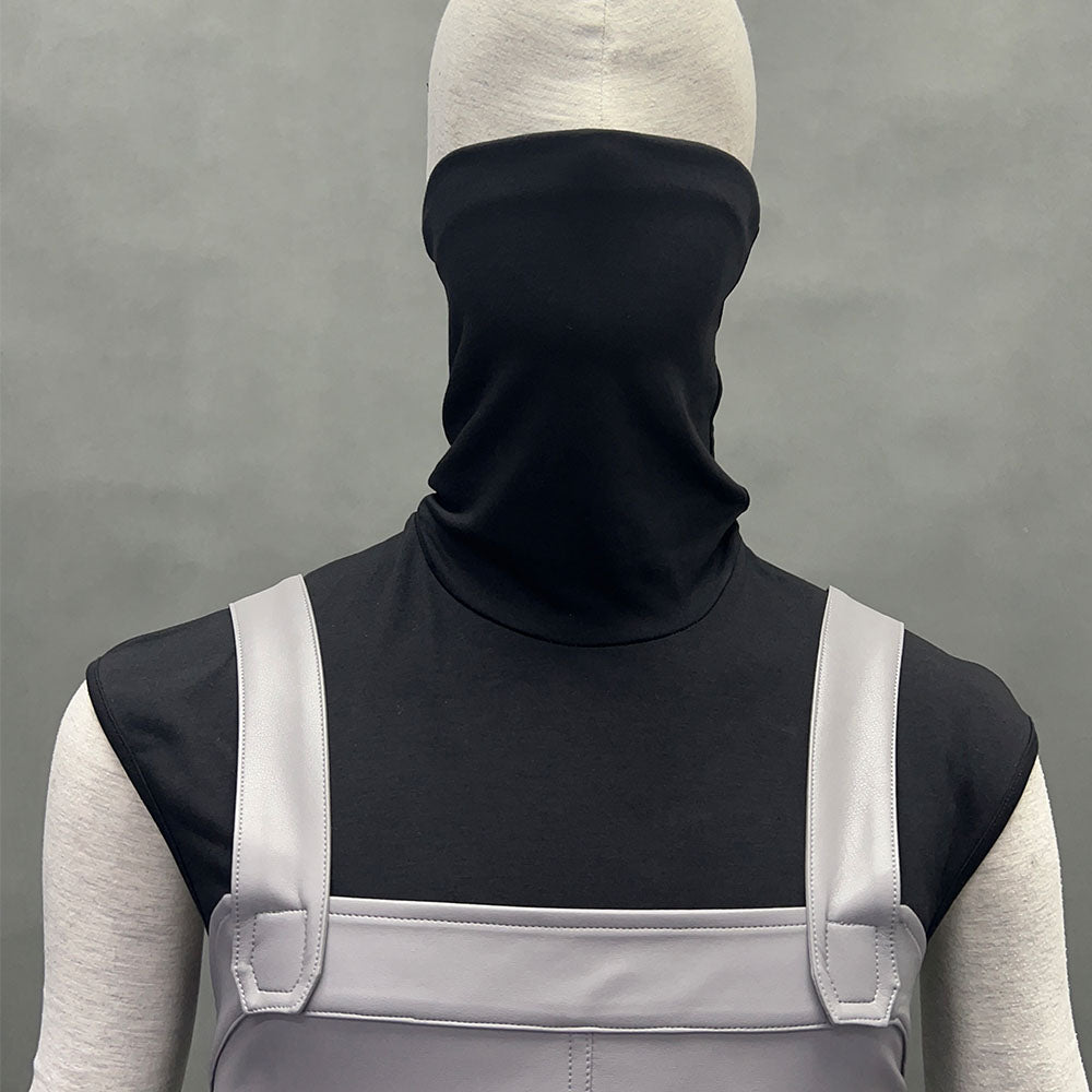 Anime Naruto Costume Hatake Kakashi Anbu Cosplay Mask Shirt Gray full Outfits with Accessories