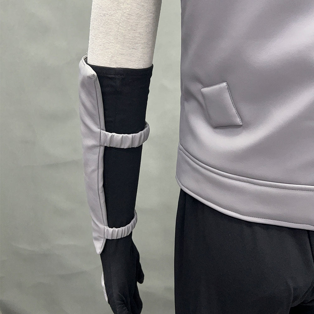 Naruto Shippuden Costume Hatake Kakashi Anbu Cosplay Mask Shirt Gray full Outfits with Accessories