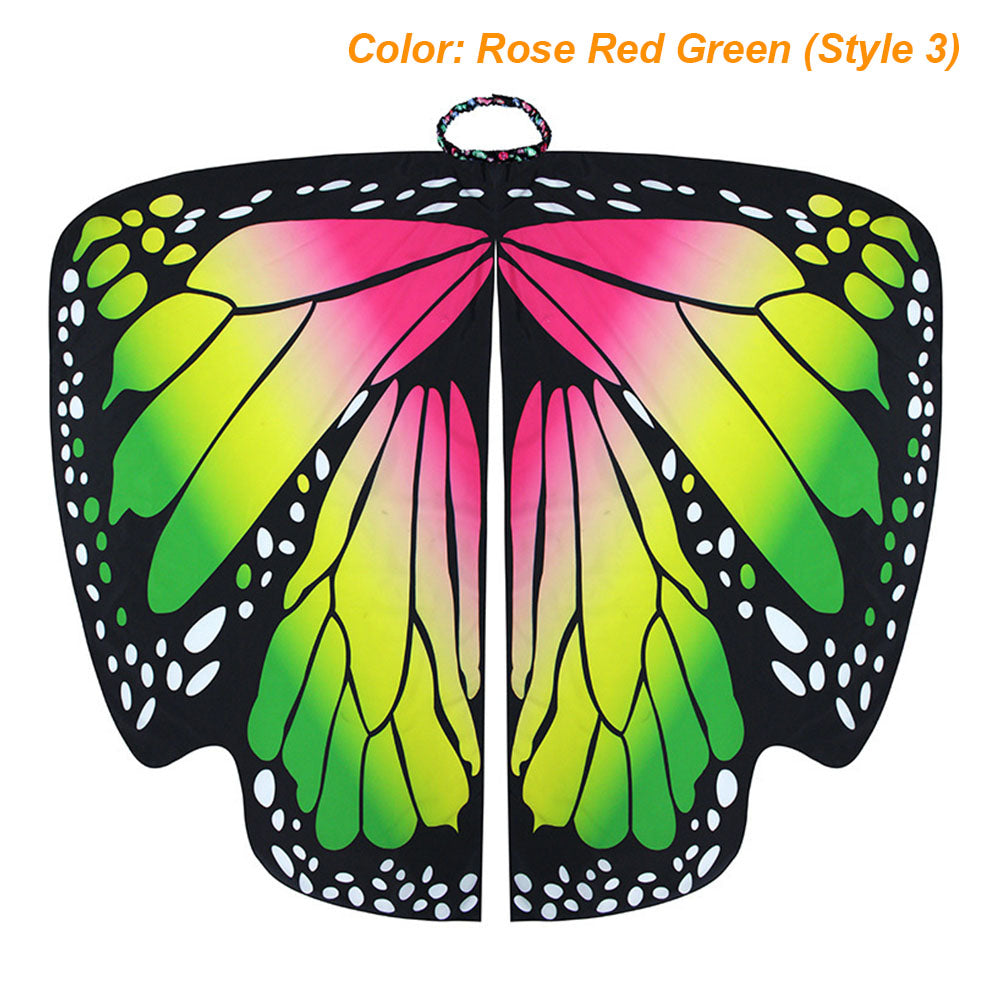 Halloween costume Butterfly Robe Shawl Big Butterfly wings for Women