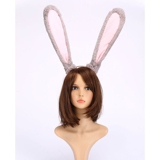 Zootopia Costume Judy Hopps The Rabbit Ears Headband and Tail Cosplay Accessories