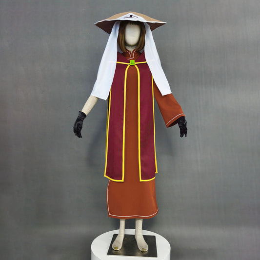 Anime Naruto Costume Kurotsuchi Cosplay full Outfit Costume with Tsuchikage Hat for Women and Kids