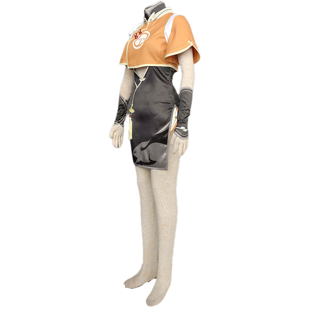 Women and Kids Anime Naruto Mobile Halloween Cosplay Kurotsuchi Cheongsam Outfit