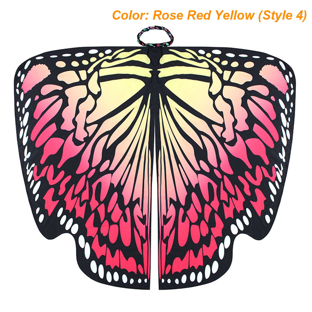 Halloween costume Butterfly Robe Shawl Big Butterfly wings for Women
