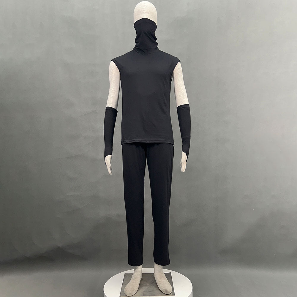 Anime Naruto Costume Hatake Kakashi Anbu Cosplay Mask Shirt Gray full Outfits with Accessories