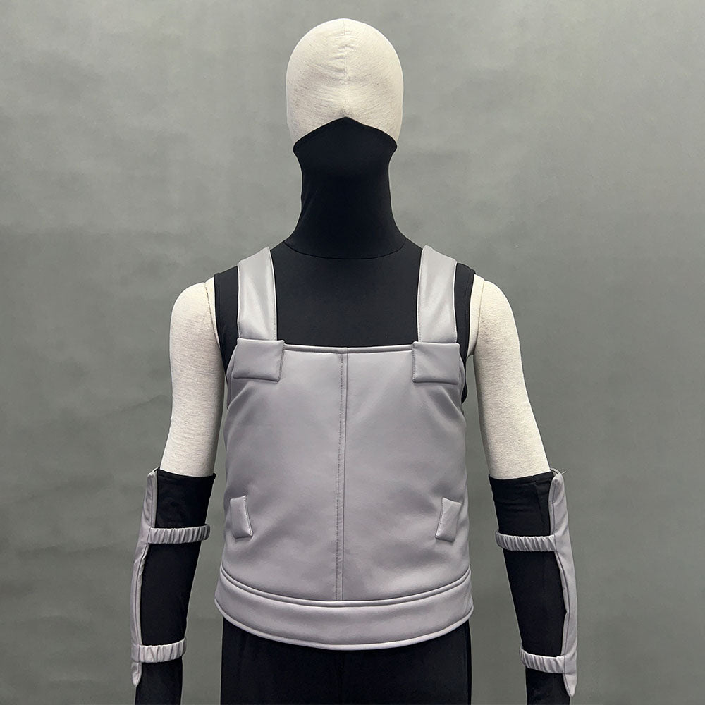 Naruto Shippuden Costume Hatake Kakashi Anbu Cosplay Mask Shirt Gray full Outfits with Accessories
