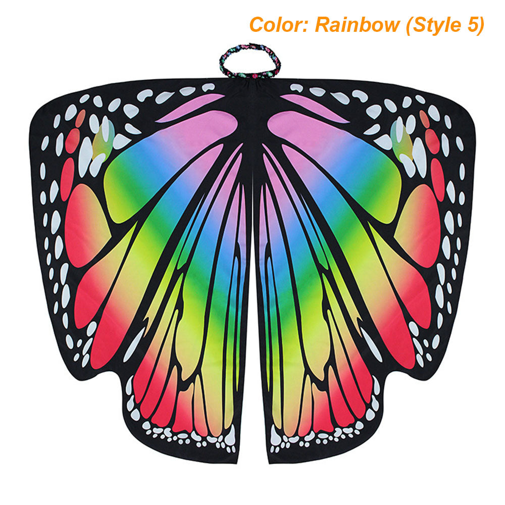 Halloween costume Butterfly Robe Shawl Big Butterfly wings for Women