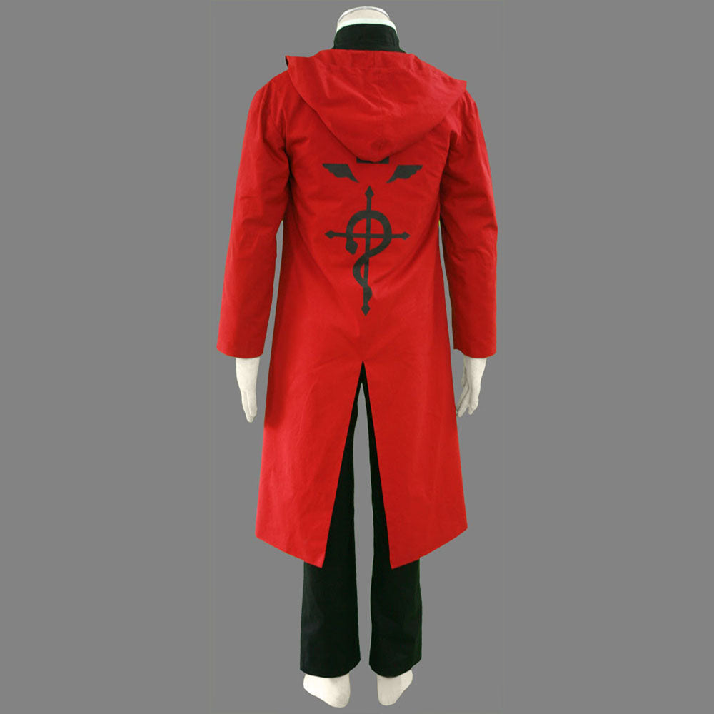 Fullmetal Alchemist FMA Costume Edward Elric Cosplay Uniform full Outfit for Men and Kids