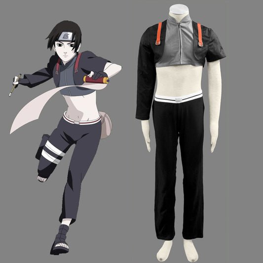 Anime Naruto Costume Sai Cosplay Costume Outfit for Men Kids Halloween