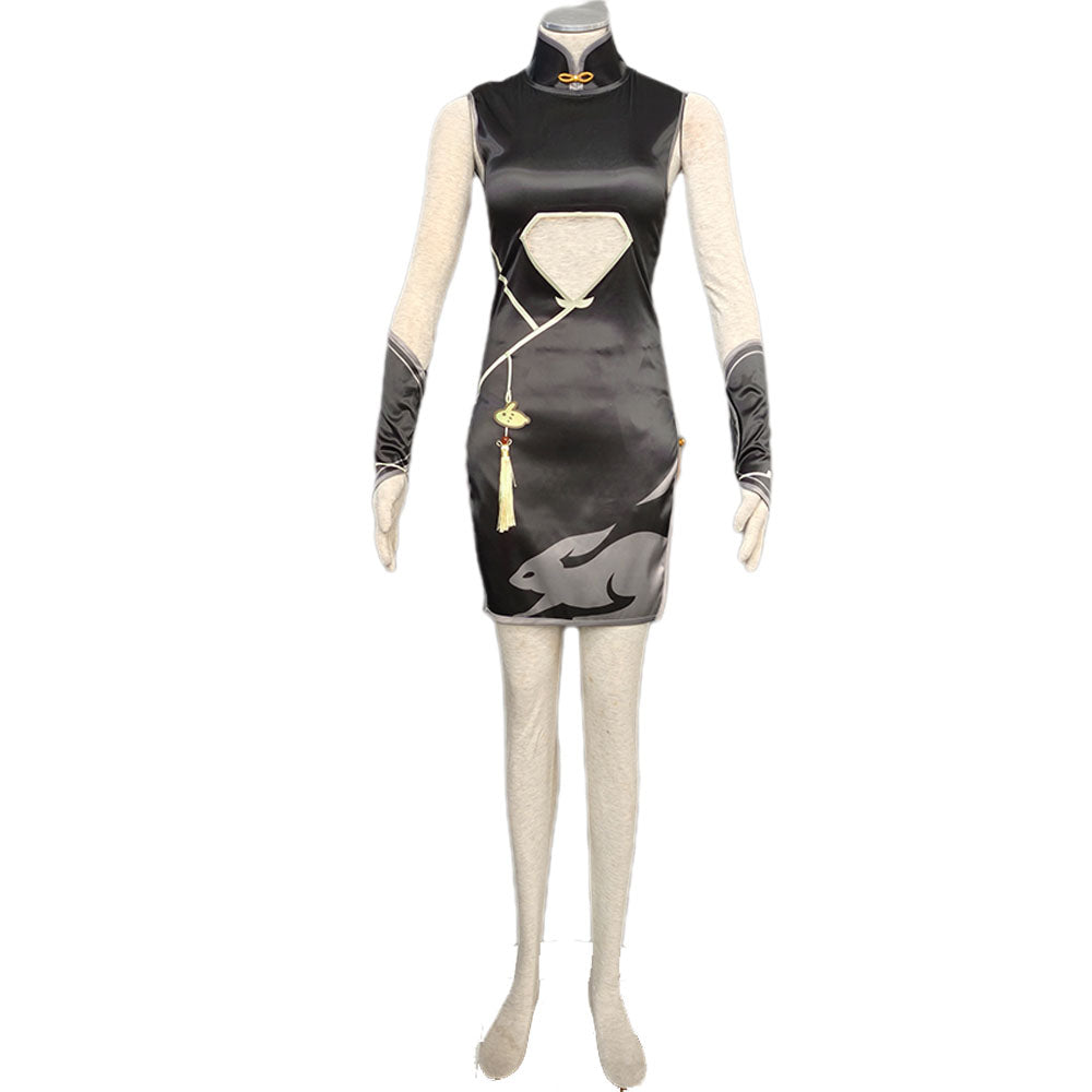 Women and Kids Anime Naruto Mobile Halloween Cosplay Kurotsuchi Cheongsam Outfit