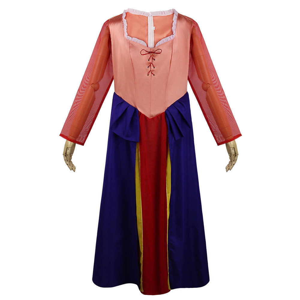 Hocus Pocus 2 Costumes Witch Winifred and Sarah Cosplay Dresses for Women and Kids
