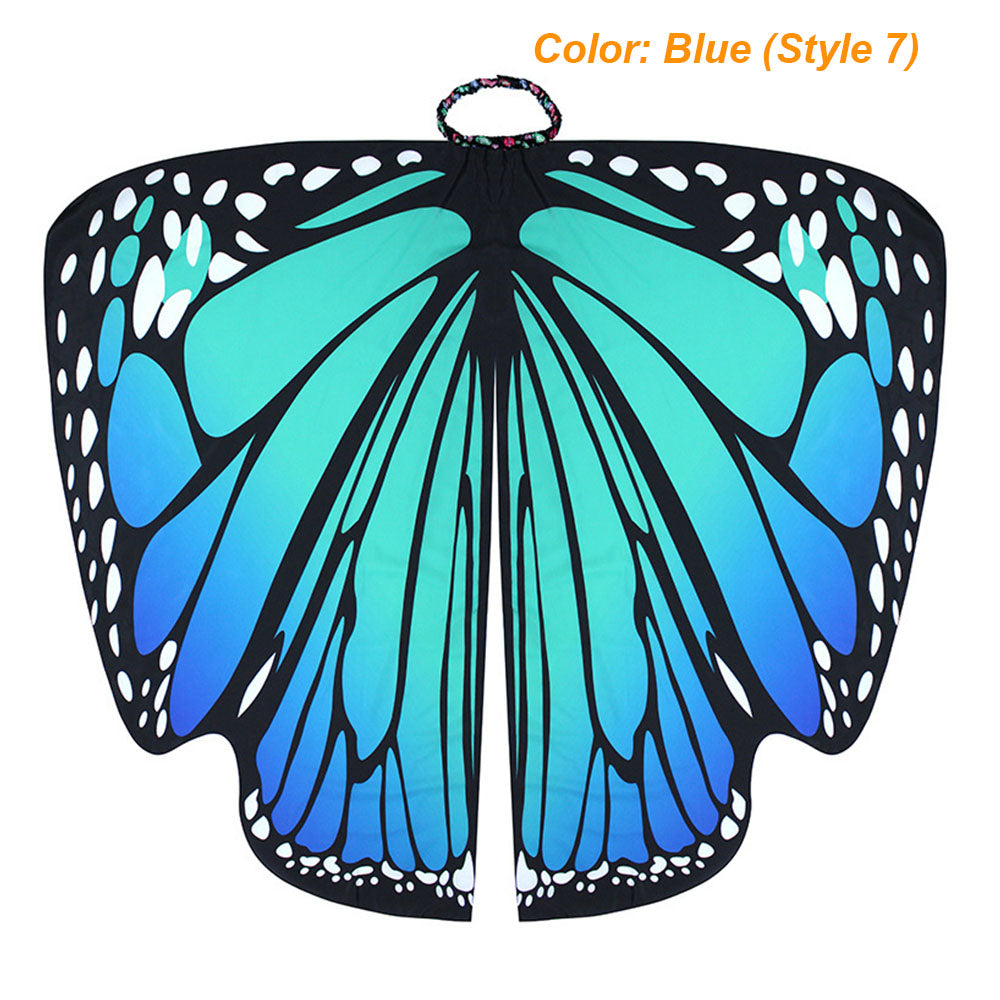 Halloween costume Butterfly Robe Shawl Big Butterfly wings for Women