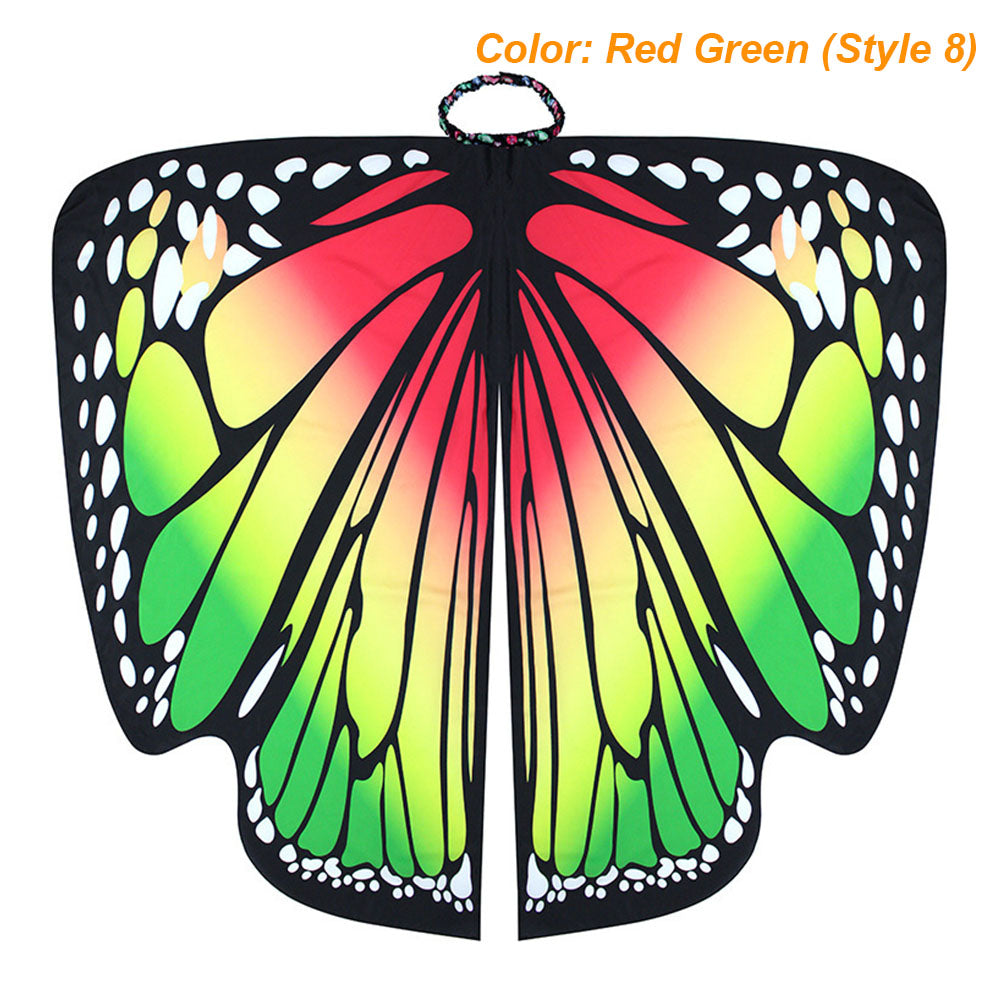 Halloween costume Butterfly Robe Shawl Big Butterfly wings for Women