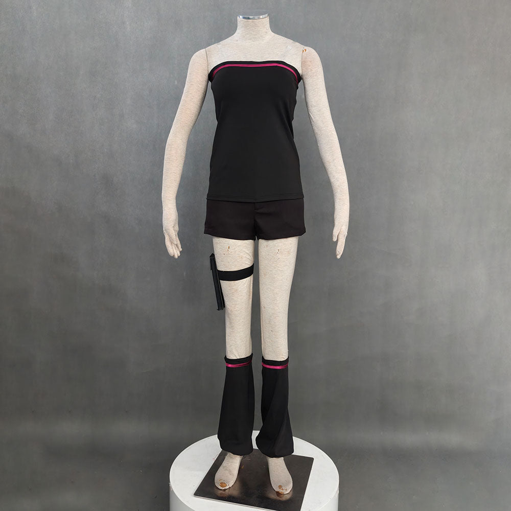 Anime Naruto Boruto Costume Sarada Uchiha Grown-up Cosplay Costume full Outfit for Adults and Kids
