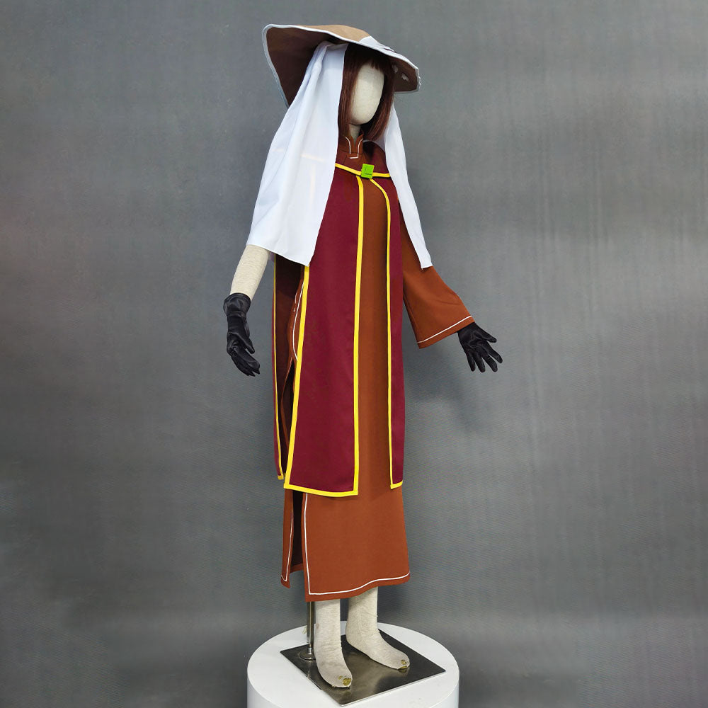 Anime Naruto Costume Kurotsuchi Cosplay full Outfit Costume with Tsuchikage Hat for Women and Kids