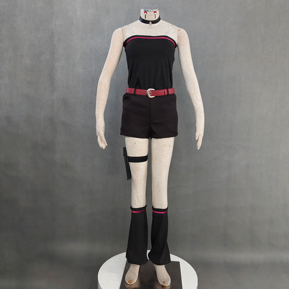 Anime Naruto Boruto Costume Sarada Uchiha Grown-up Cosplay Costume full Outfit for Adults and Kids