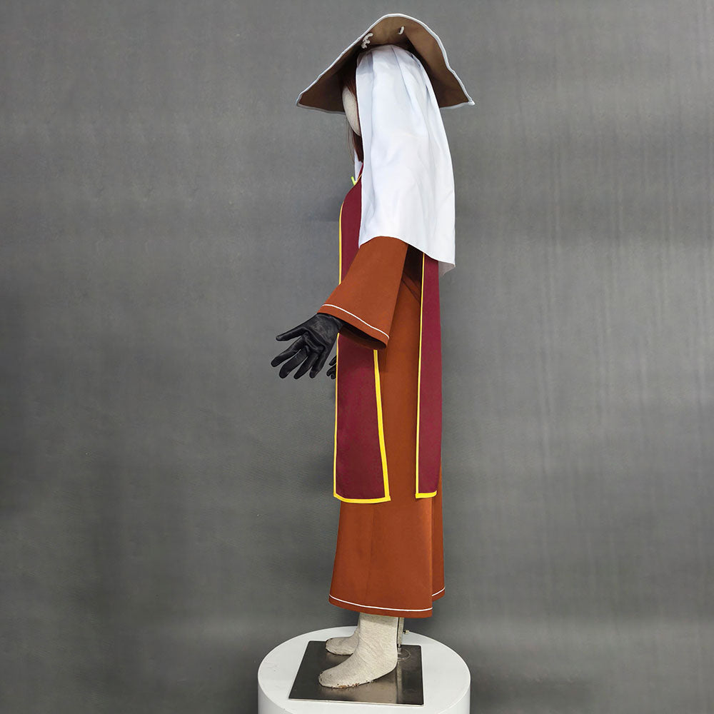 Anime Naruto Costume Kurotsuchi Cosplay full Outfit Costume with Tsuchikage Hat for Women and Kids