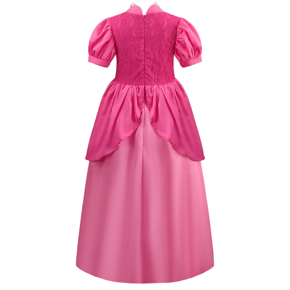 The Super Mario Bros. Movie Princess Peach Cosplay Dress for Women and